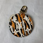 Louis VUITTONS JUNGLE GIANT Monogram BAG CHARM Key Holder Ivorie & Havana
