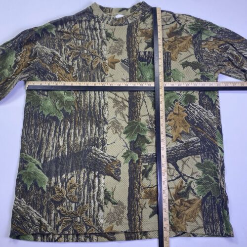 Vtg Redhead Mens 2XL Realtree Mesh Breathable Camo Long Sleeve Shirt Hunting - Picture 2 of 12