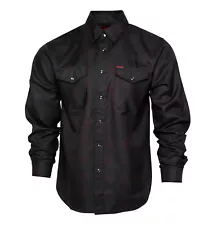 Dixxon Black Darkness Flannel Pearl Snap Shirt (XS, LT, XLT)
