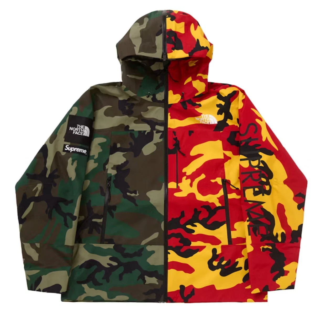 VESTE CAMOUFLAGE SUPREME X THE NORTH FACE TNF COUTURE SCOTCHÉE CAMOUFLAGE TAILLE XXL
