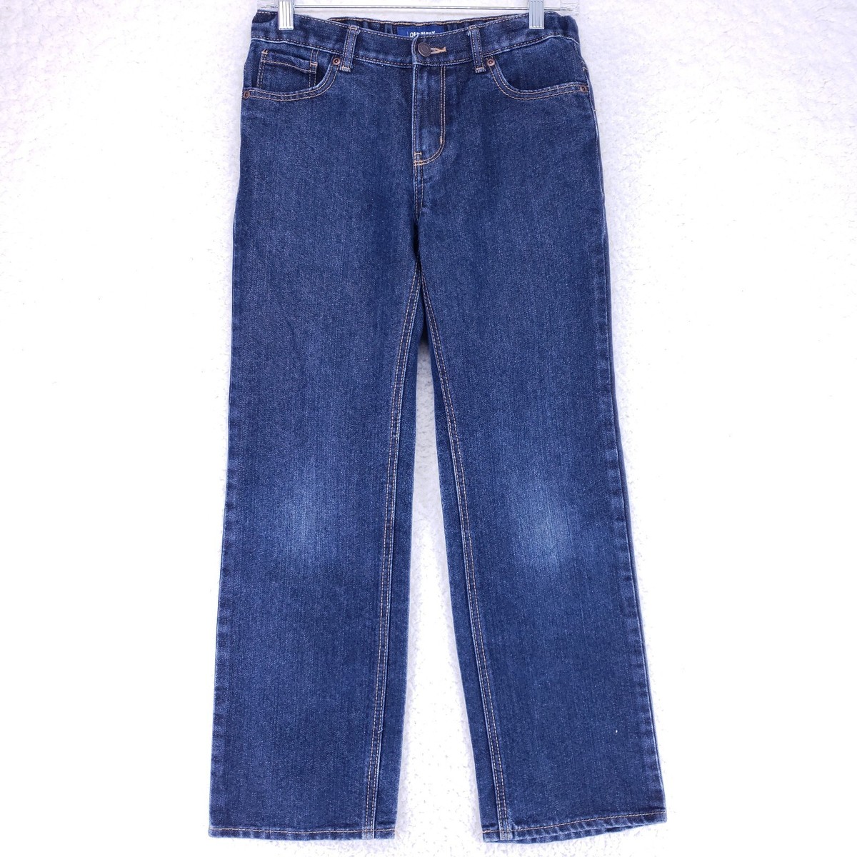 OLD NAVY Straight Boys Jeans Size 14 Husky Adjustable Waist Soft