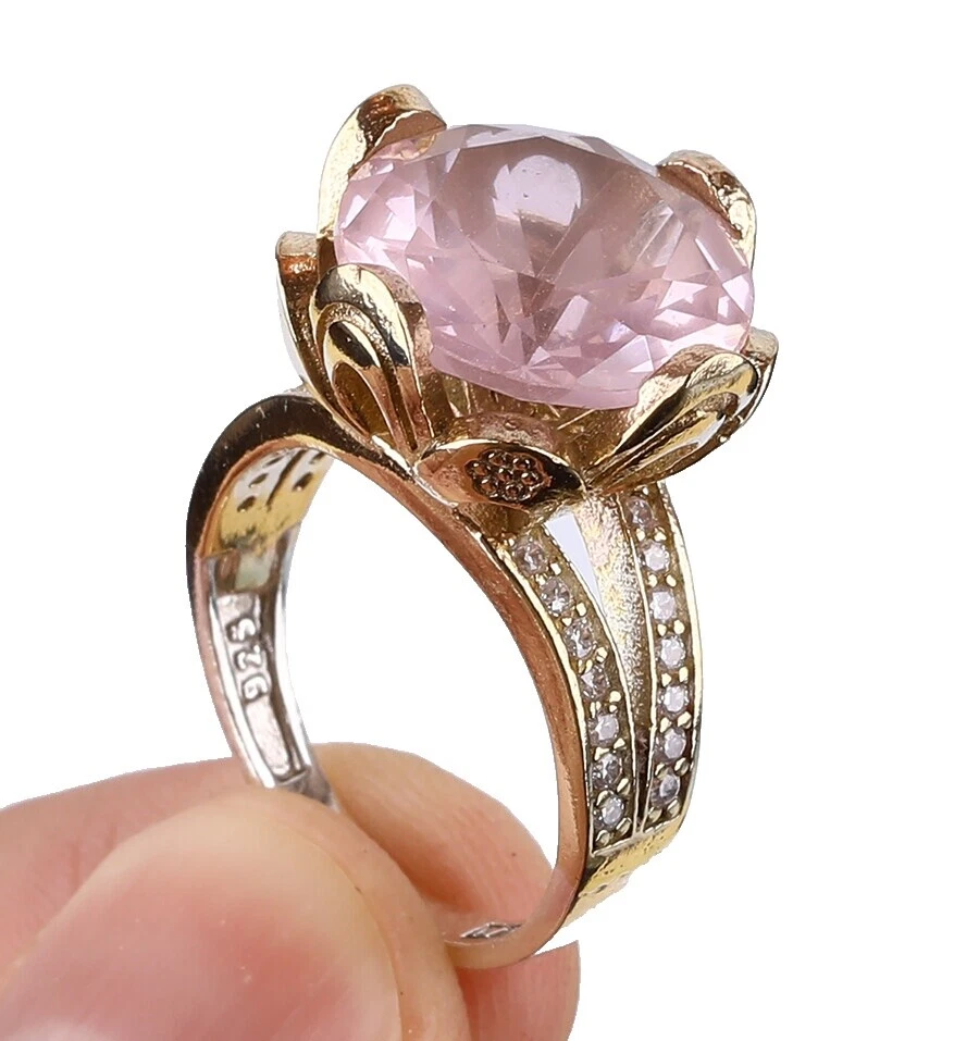 Topaz White 8 Ring Fashion Rings