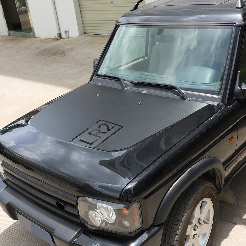 Black Bumper Hood Decal Vinyl Sticker For Land Rover Discovery 2 1998-2003 LR2 - Image 3 of 4