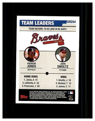 JOHN SMOLTZ YOU PICK SEE SCANS OF EVERY CARD - Picture 373 of 379