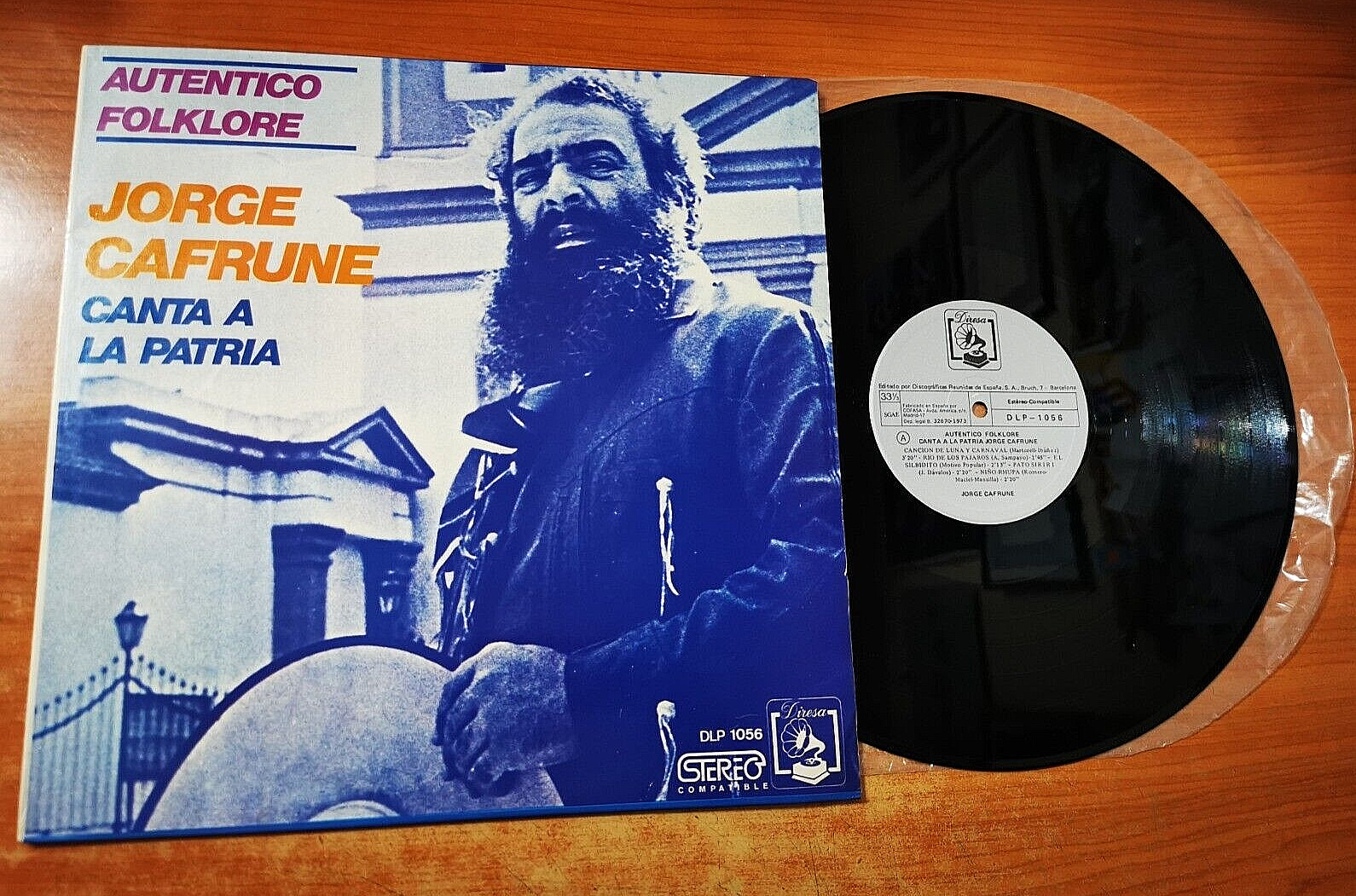 JORGE CAFRUNE Canta a la patria Autentico Folklore RARE SPAIN LP VINYL 1973 RARO