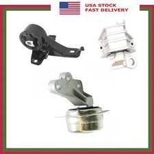 Set 3PCS Engine Motor & Auto Transmission Mount For Pontiac G6 Saturn Aura 2.4L