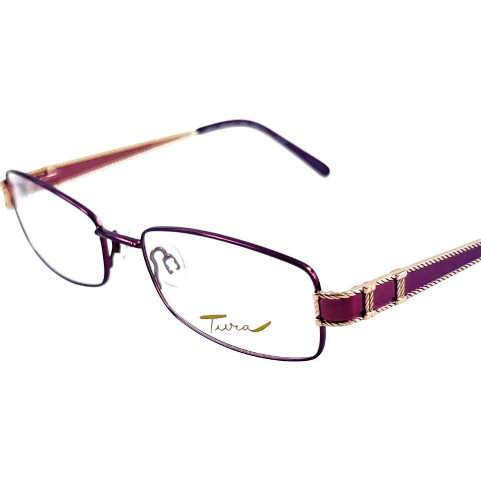 Marco de gafas de metal para mujer Tura 545 púrpura PUR 54-17 Foto 2 de 4