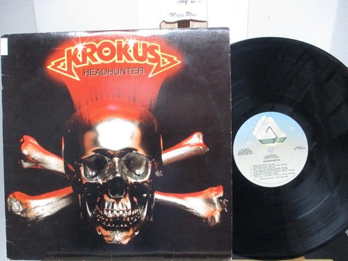 Krokus - Headhunter 1983 Arista LP AL 8-8005, Heavy Metal Vinyl Record Nice