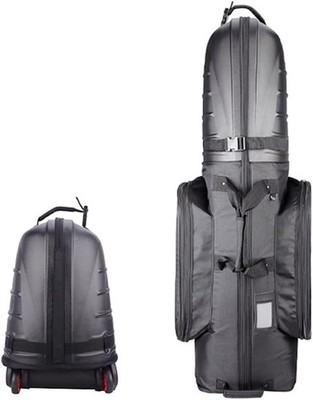Faltbare Golf Reisetaschen Golf Fliegertasche mit verstärkten Rollen und Hartschalenkoffer