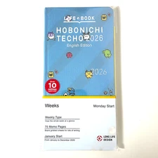 Hobonichi Techo 2026 Tamagotchi Weeks Planner English Edition Monday Start New