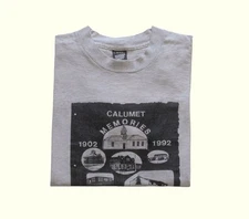 SCREEN STARS BEST VTG 90s PEACE PIPE USA MADE SINGLE STITCH GRAY T SHIRT SZ L