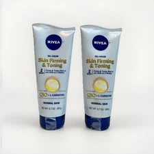NIVEA Skin Firming & Toning Gel-Cream with Q-10 + L-Carnitine 6.7 oz pack of 2