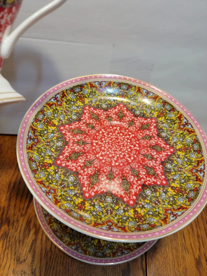 Grace’s Teaware “Pink Peony Elegance” – Juegos de 2 tazas y platillos Foto 3 de 4