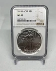 2015 American Silver Eagle ASE $1 NGC MS69