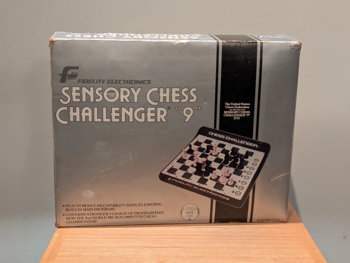 Jeu D'échecs électronique Vintage - Sensory Chess Challenger 9 - Fidelity Electronics