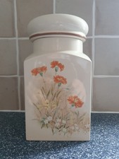 MARKS AND SPENCER M&S FIELD FLOWERS STORAGE JAR WITH LID 