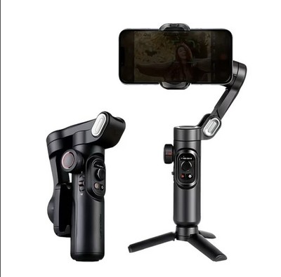 AOCHUAN 3-Achsen Gimbal Stabilisator Smartphone Fülllicht Face Tracking Vlog iPhone