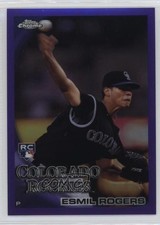 2010 Topps Chrome Retail Purple Refractor 30/599 Esmil Rogers #183 0q3