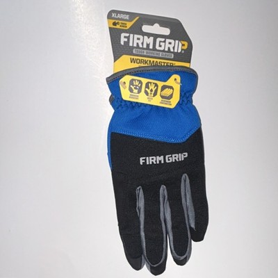Firm Grip Workmaster Tough Work Gloves XL Blue/Black MPN 63908
