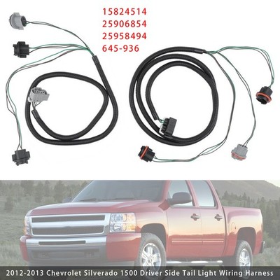 Left+ Right Tail Light Lamp Wiring Harness Für Chevy GMC Pickup Truck 2007-2014