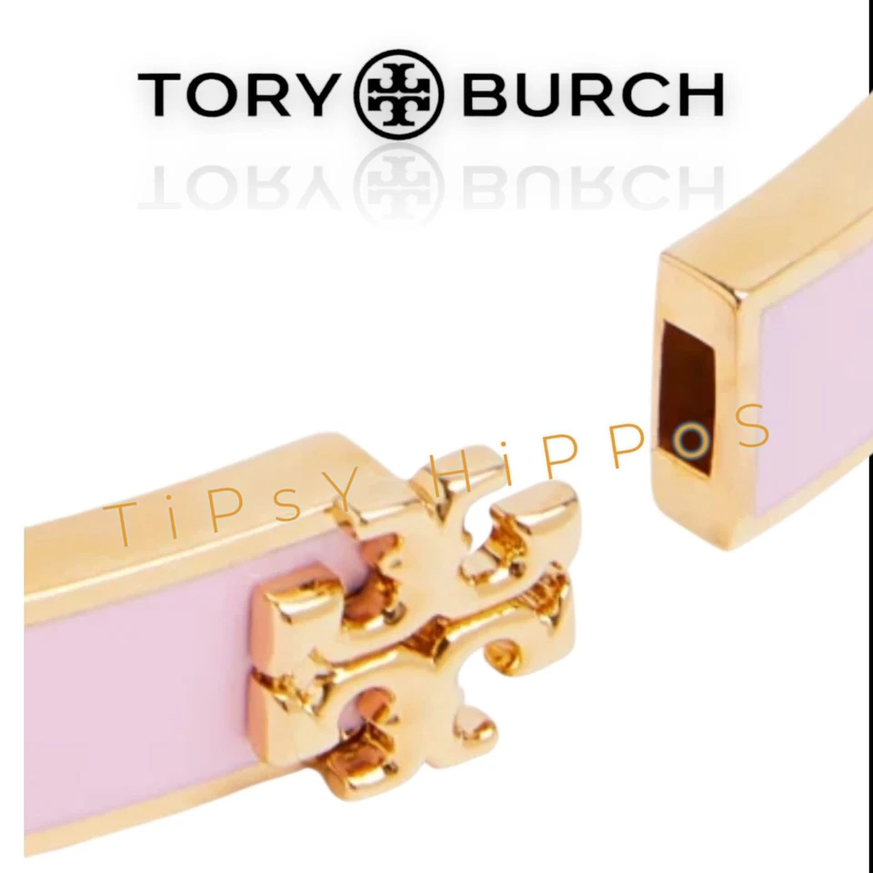 Brazalete con bisagras Kira rosa Tory Burch Foto 2 de 4
