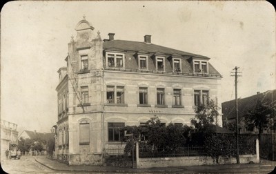Carte postale Königsbrück en Haute-Lusace, immeuble à lintersection officiel - 4765680