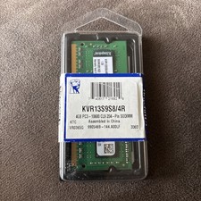 Genuine Kingston KVR13S9S8/4 4GB RAM PC3-10600 DDR3-1333MHz SODIMM - Brand New