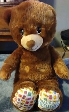 Build A Bear 2024 Happy Birthday Bear Plush 16" Stuffed Animal