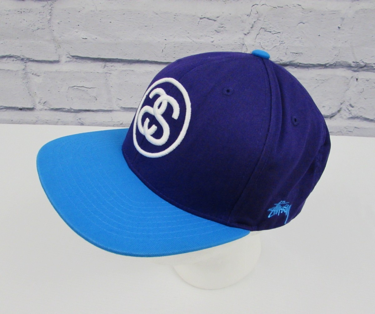 STUSSY Logo Double SS Link LOGO Cap / Adjustable Hat Snapback