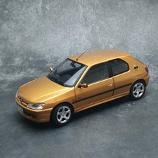 Norev 1/18 Peugeot 306 S16 1997 Alloy Diecast Model Car Gold Toys Hobby Gifts