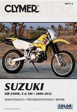Suzuki DR-Z400E, S & SM Manual Motorcycle (2000-2012) Service Repair Manual by H