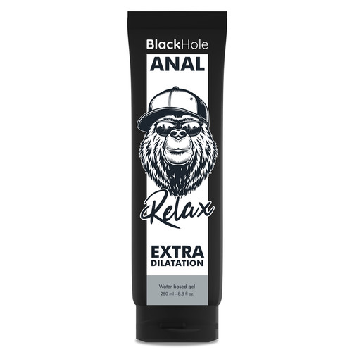 Lubrifiant anal Black Hole Relax 250ml pour dilatation et fist