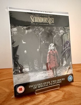 Schindlers Liste | 4K UHD Steelbook | Zavvi | OOP | Neuwertig | OHNE DT. TON!