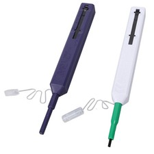 2Pcs Fiber Optic Cleaning Pen Kit 180 Rotatable Press Type Optical Fiber
