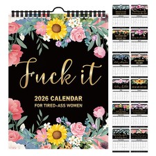 2026 F K it Calendar For Tired-Ass Women Calendar 2026 Planner New Gift AE