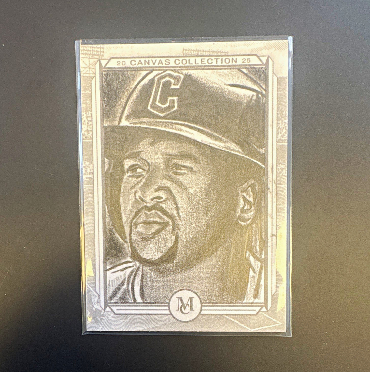 2025 Topps Museum Collection Canvas Collection Jose Ramirez painted 1/1 auto view 1