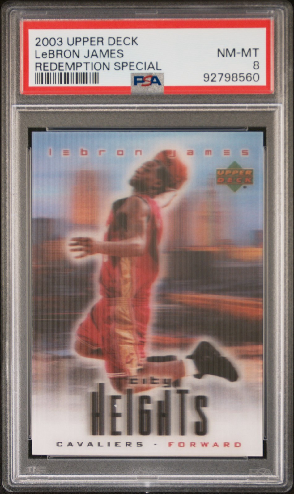 LeBron James 2003 Upper Deck Redemption Special Price Guide