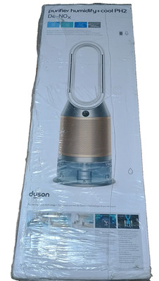 New Dyson - Purifier Humidify+Cool PH2 De-NOx  - White/Gold - Fast Shipping!