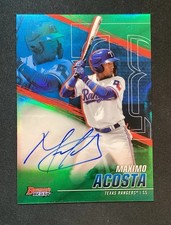 2021 Bowman's Best of Green Refractor /99 Maximo Acosta #B21-MA Auto