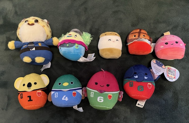 McDonald’s World Cup 2026 Squishmallows Random Disney Plush Mini Plush Lot