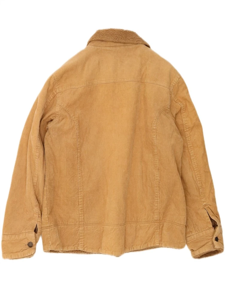 Chaqueta de pana Sherpa Rainbow para mujer Reino Unido 18 XL beige algodón AC06 Foto 2 de 3