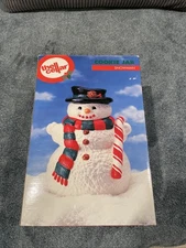The Cellar Macy's "SNOWMAN" Cookie Jar ~ 1996 Hand Painted ~