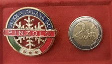 MEDAGLIA SCUOLA ITALIANA SCI PINZOLO SPILLA VINTAGE
