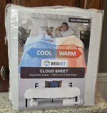 BRAND NEW BEDJET BJ6QUEENAIR2 Dual Zone Queen Cloud Sheet 100 Soft Cotton