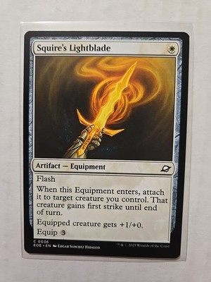 Squire's Lightblade - Edge of Eternities - LP - Common - Equipment - MTG 