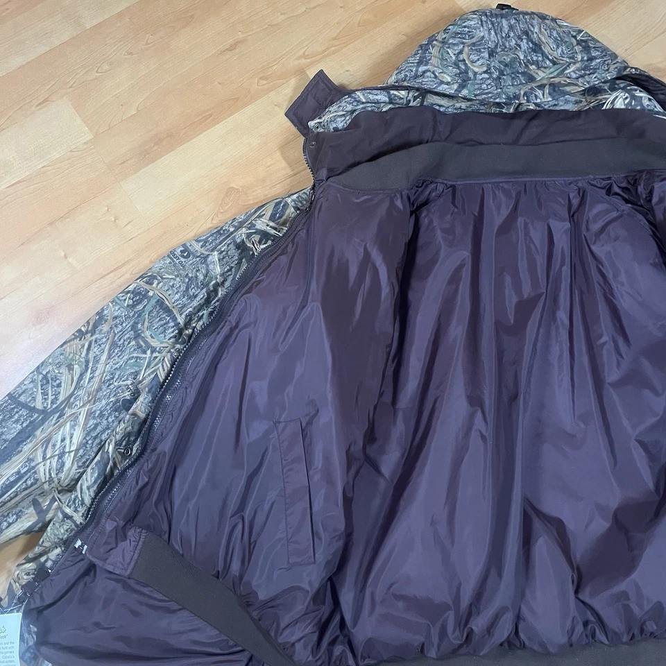 Vintage Cabelas camo 3in1 jacket Mossy Oak Weather Block 3x 941541 New Old Stock - Image 4 of 4