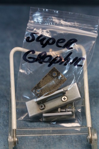 Graflex Super Graphic 4X5 Side Brackets with MACHINE screws & NUTS - Picture 2 of 5