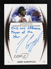 2014 Leaf Trinity Inscription Bronze 12/35 Jimmy Garoppolo #DI-JG1 Auto uk2