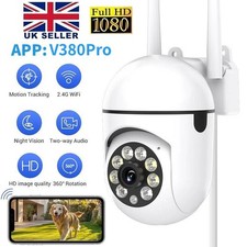 Wireless Camera WIFI Outdoor CCTV HD PTZ Smart Home Security IR Cam HD 1080P UK