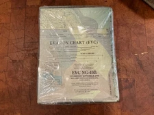 Gulf War, Desert Storm era genuine Defense Mapping Agency evasion charts NG-40B